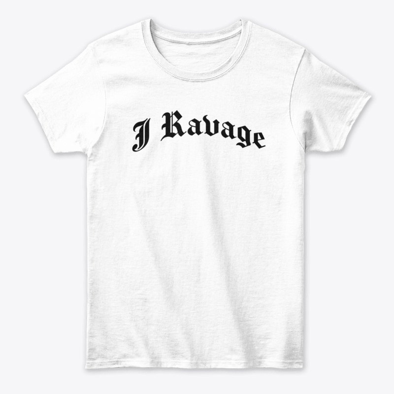 J Ravage Name Text Black
