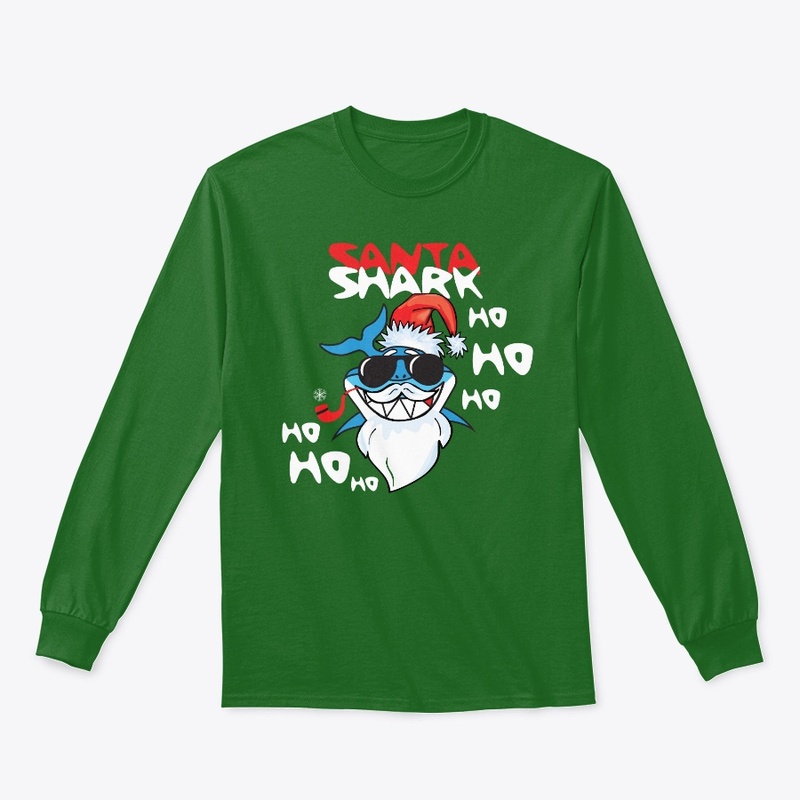 Santa Shark Merry Sharkmas Christmas