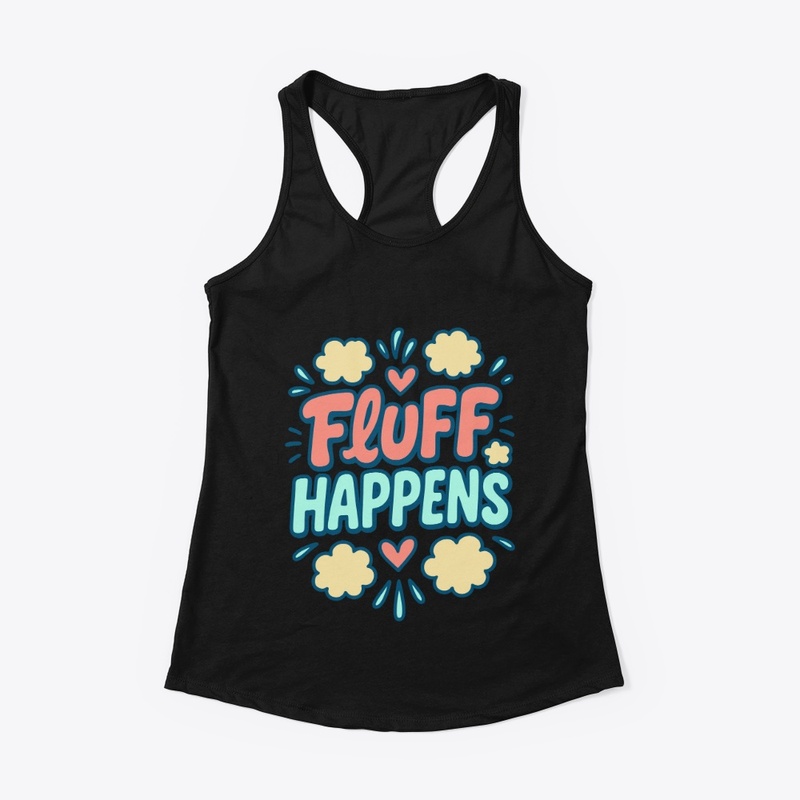 Fluff Happens – Maine Coon Cat Quote Tee