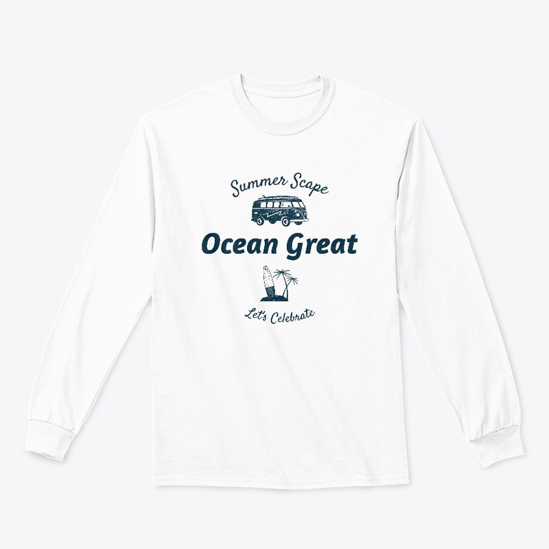 Summer scape ocean great let's celebrate