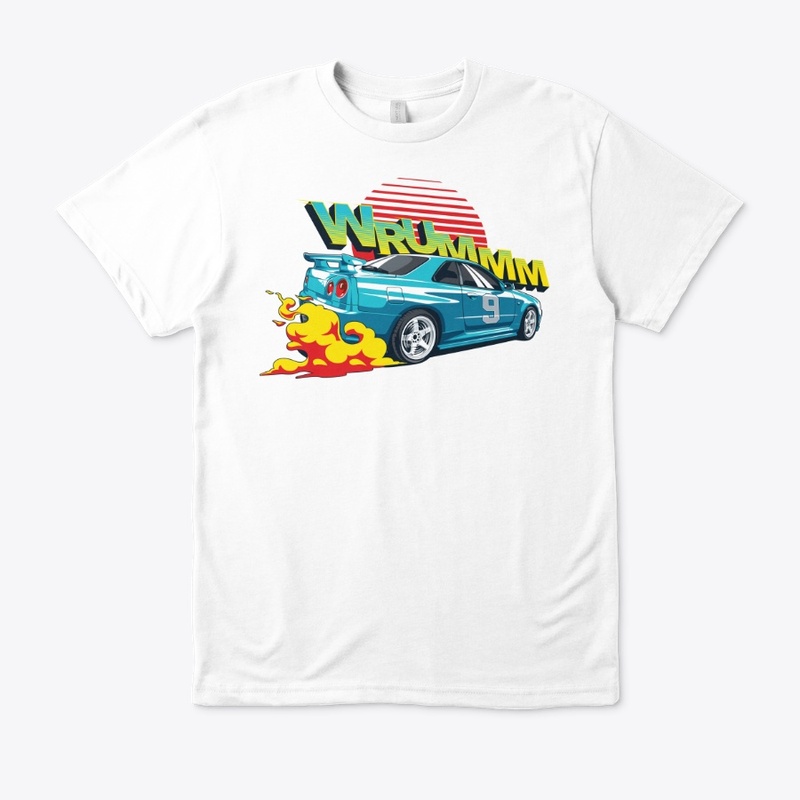 Car Racer T-shirt Design