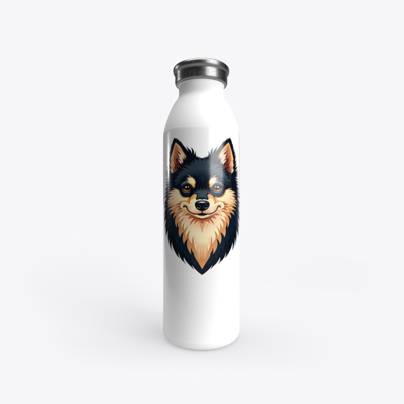 Beautiful Pomeranian Illustration