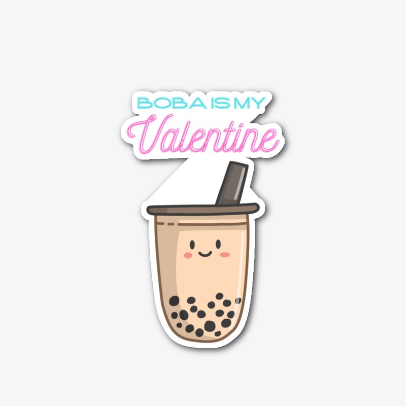 Valentine's Day Boba Unisex Kawaii