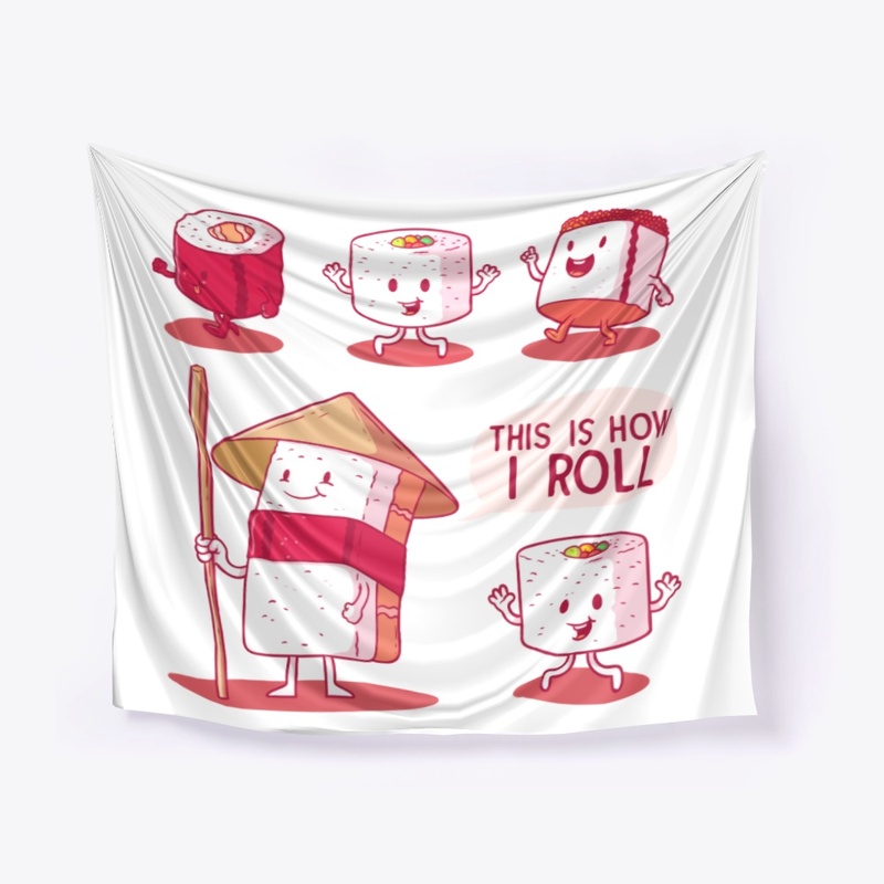 This Is How I Roll Sushi Cartoon Gift