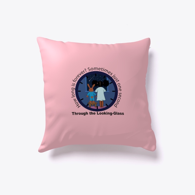 THROUGH THE LOOKING GLASS PASTEL PILLOW