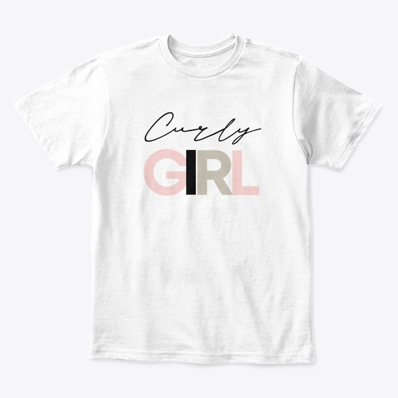 Curly Girl Tee-White