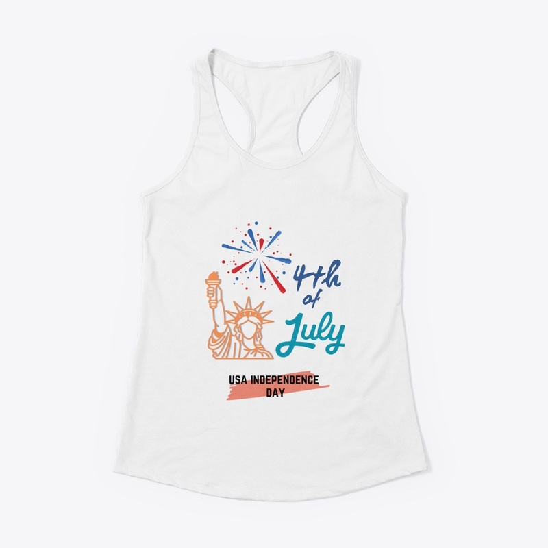 "USA independence day" White t-shirt