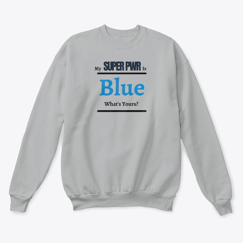 True Colors Blue Super Power Design