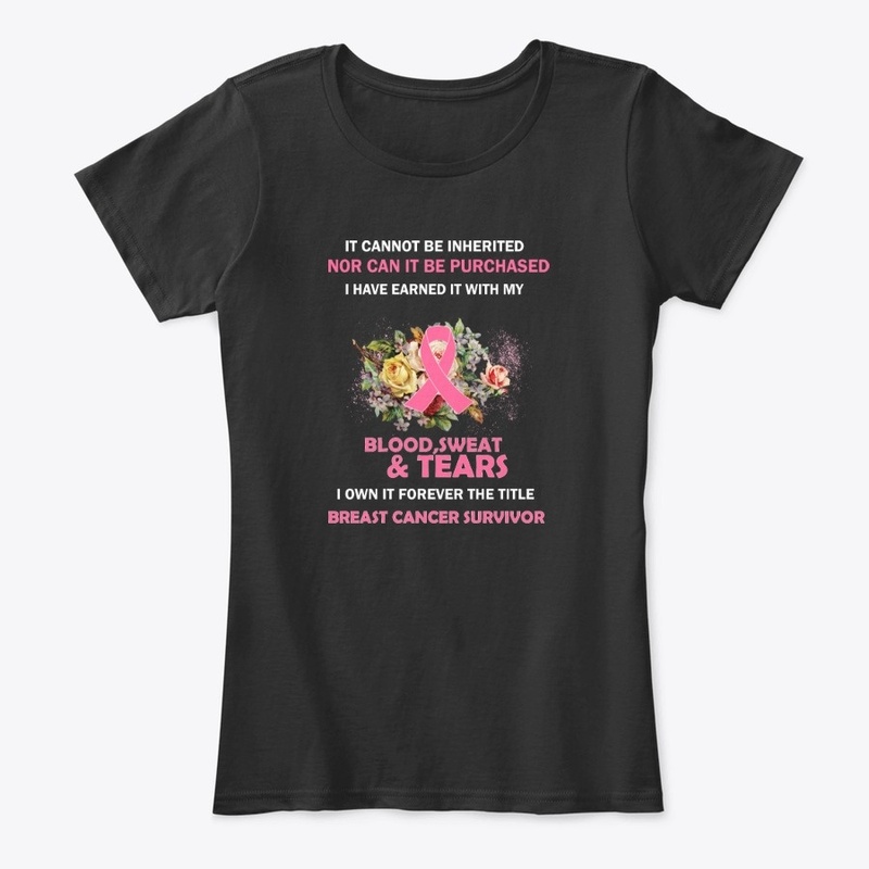 Cancer Awareness Pink Ribbon Quote Shirt