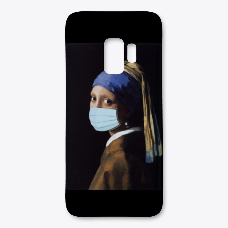 Girl With a Pearl Earring and a Mask