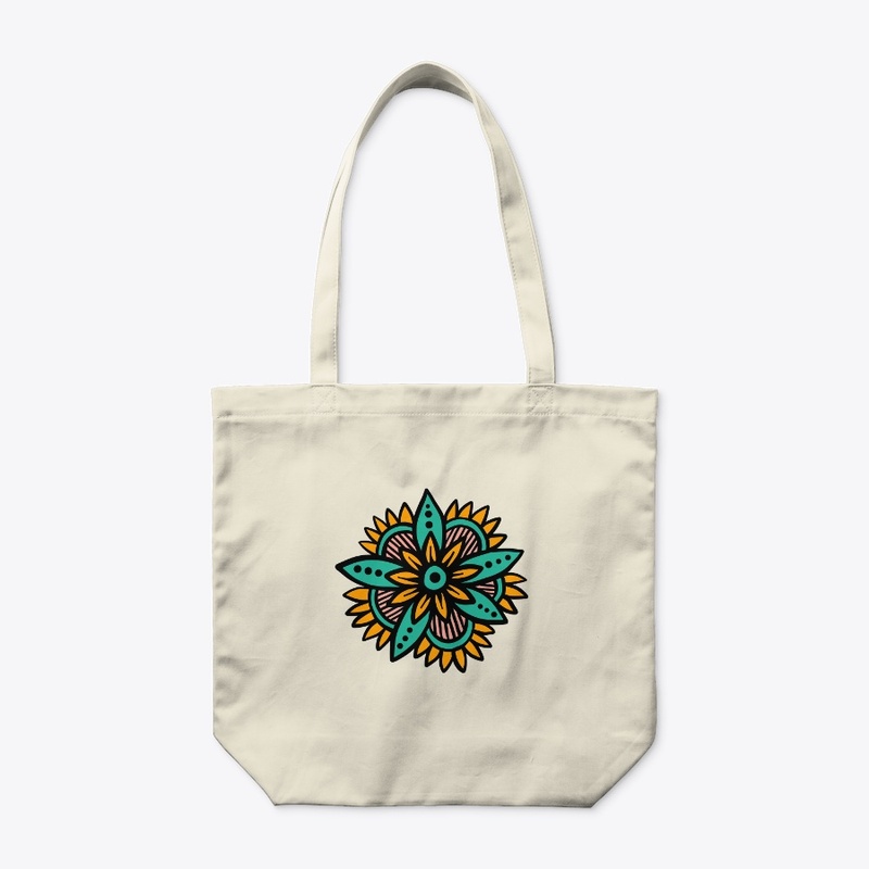 Mandala Style Flower, Boho Chic
