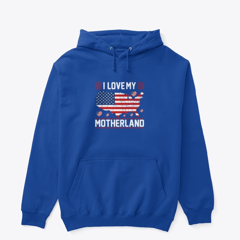 I Love My Motherland-USA -T -Shirt