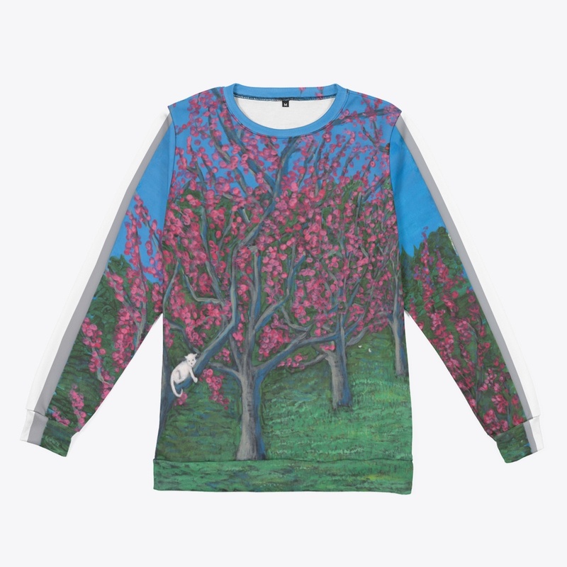 Cherry Orchard All-Over Sweatshirt 