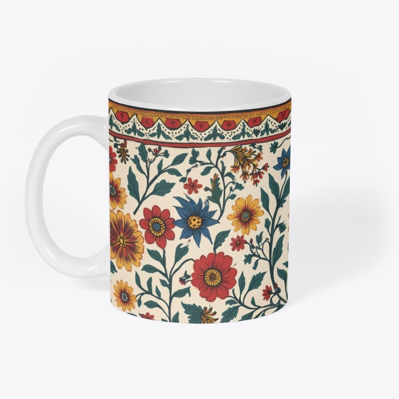 Indian Style Floral Kitchen Coffee