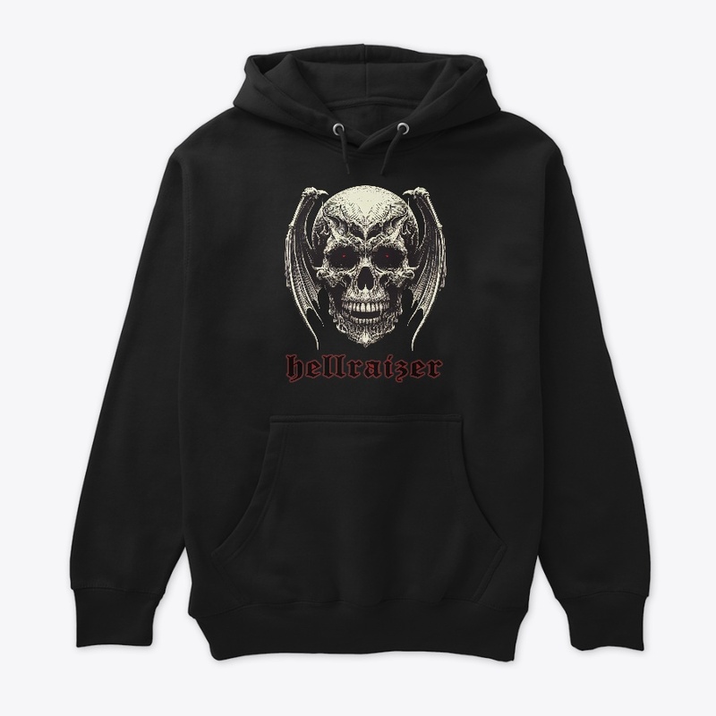 HellRaizer Winged Vampire Skull