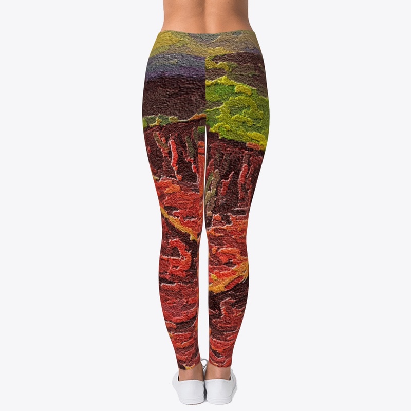 Abstract Landscape Design Warming Colors
