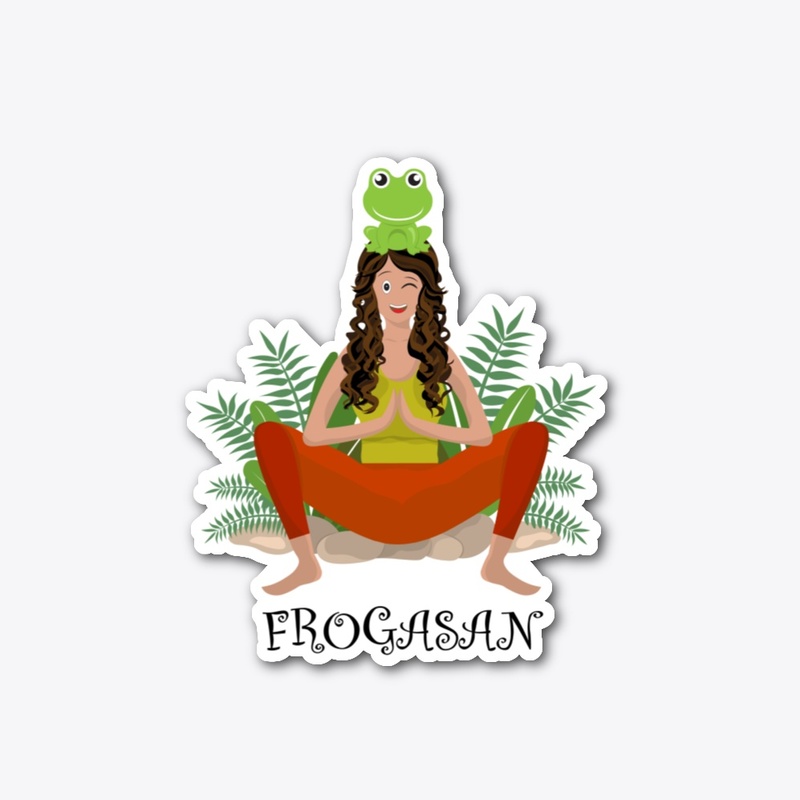 Frog Yoga pose Moods-mind body soul!