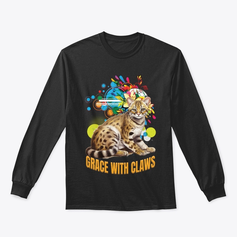 Grace With Claws Black T-Shirt