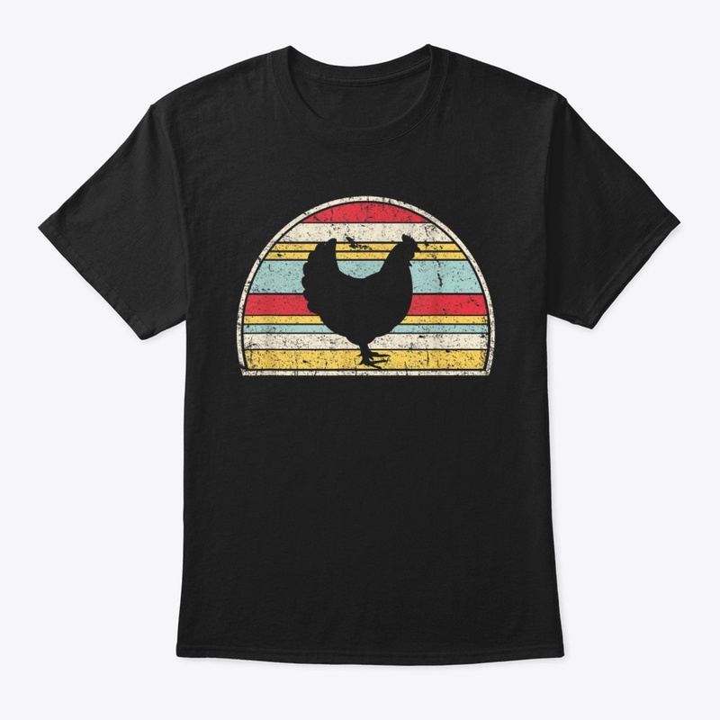Chicken Shirt Retro Style Farmer T shirt