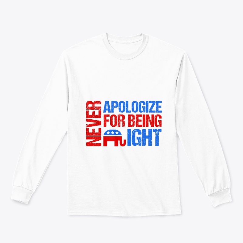 Never apologize