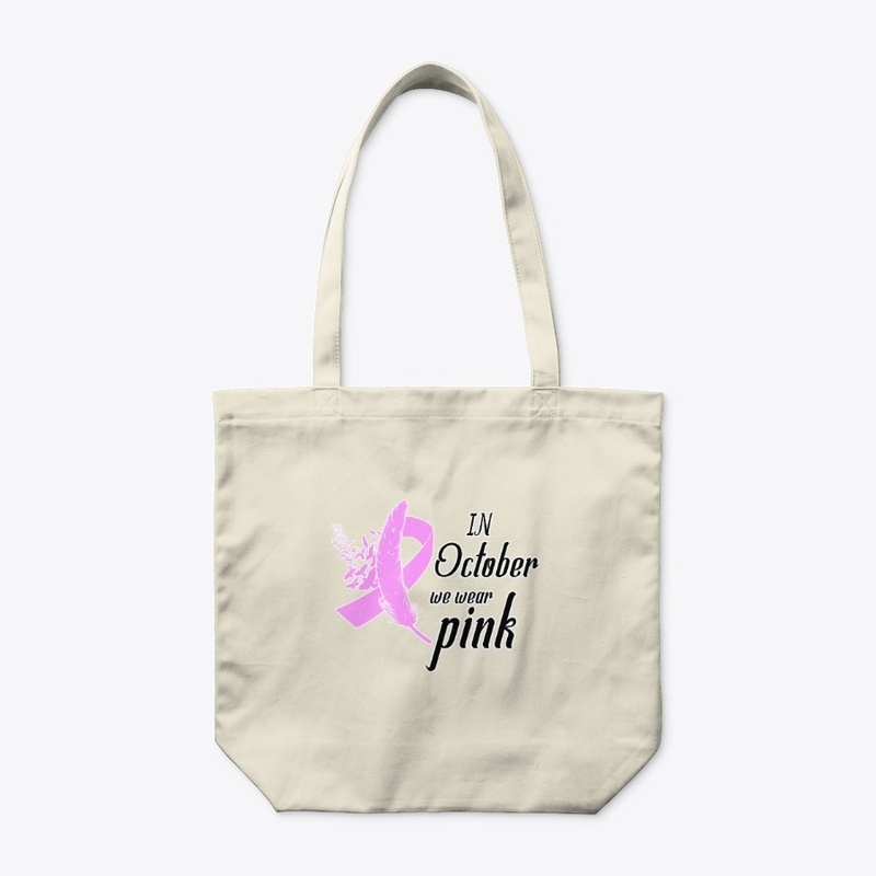 In October We Wear Pink Pumpkin Cancer