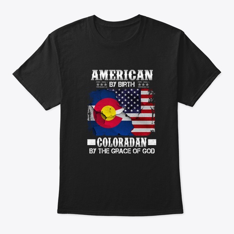4 Th Of July 2020 Shirt, American By Birt Black T-Shirt Front