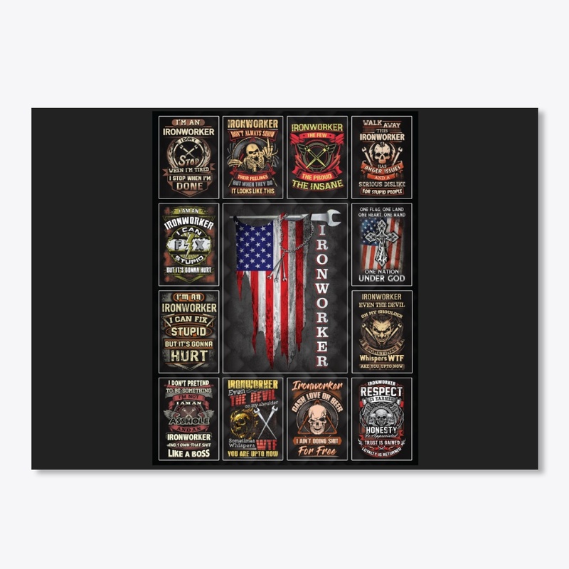 Awesome Ironworker Collage Product