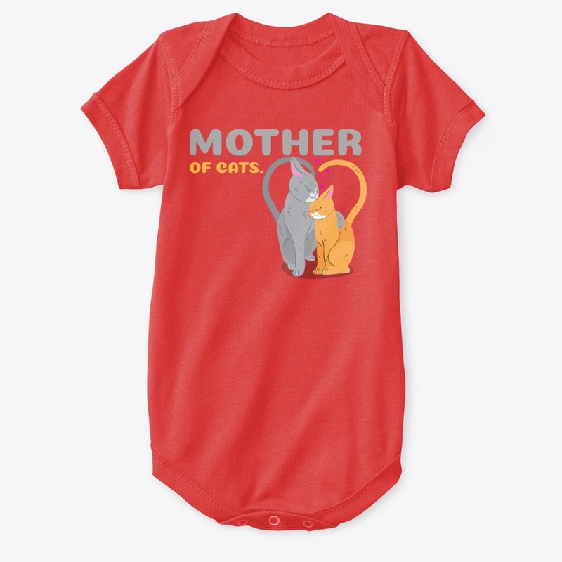 MOTHER OF CATS  T SHIRT,MUG,BAG...
