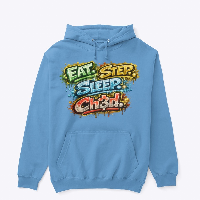 Eat. Step. Sleep.