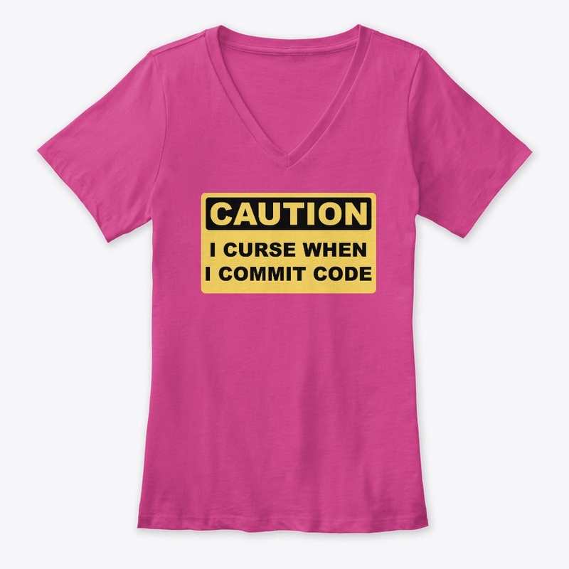 Caution I Curse When I Commit Code