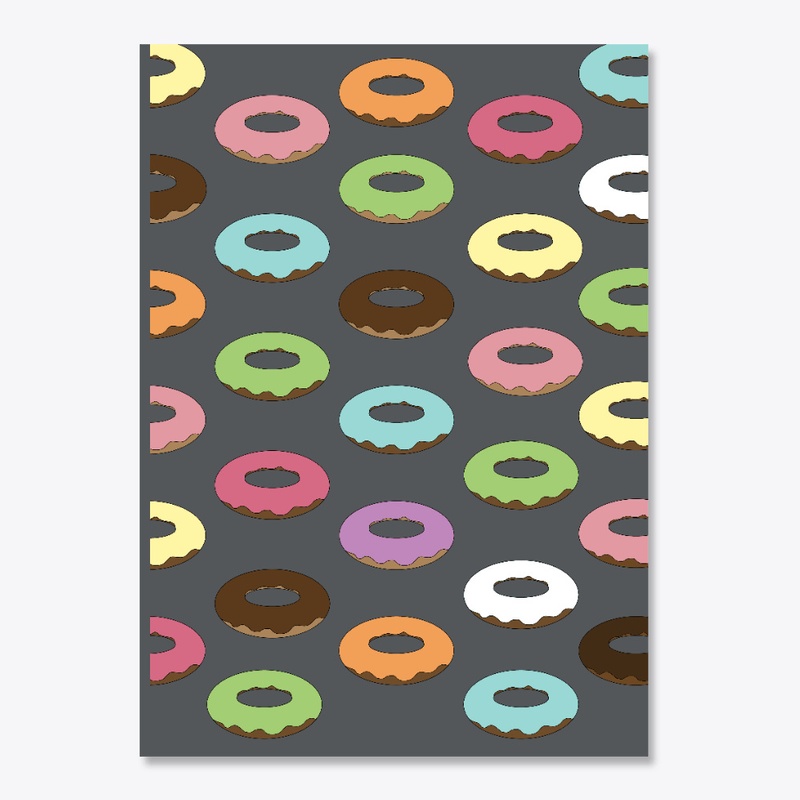 Donuts! Baker's dozen cute pastel design