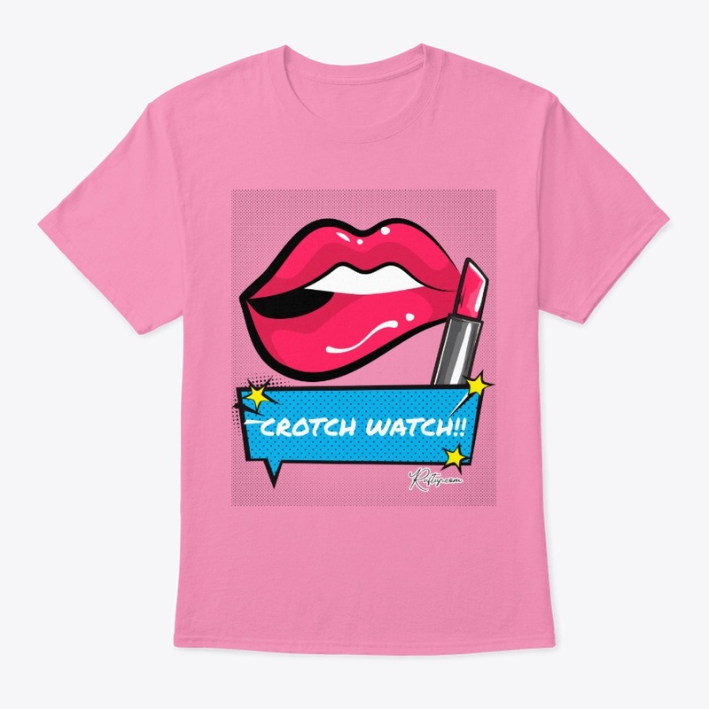 Lip Bite Pop Art Crotch Watch