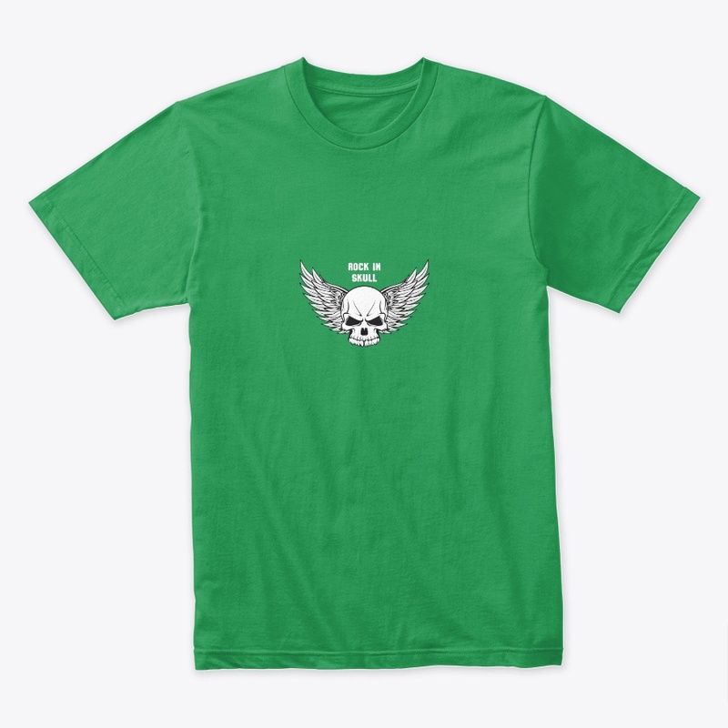 ROCK IN SKULL