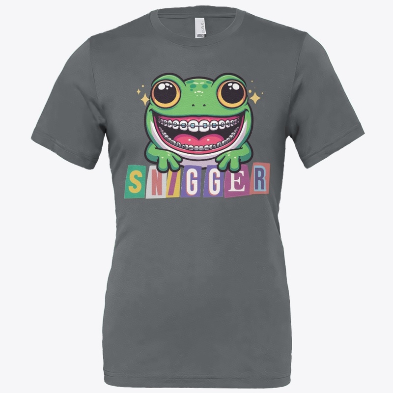 T-shirt with cartoon frog 