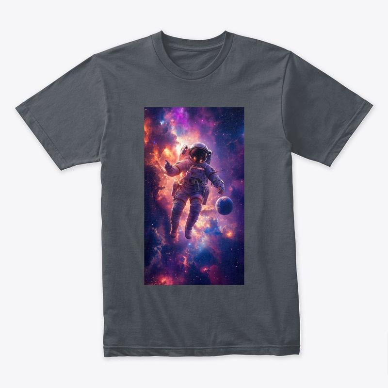 Astronaut Fly To The Universe