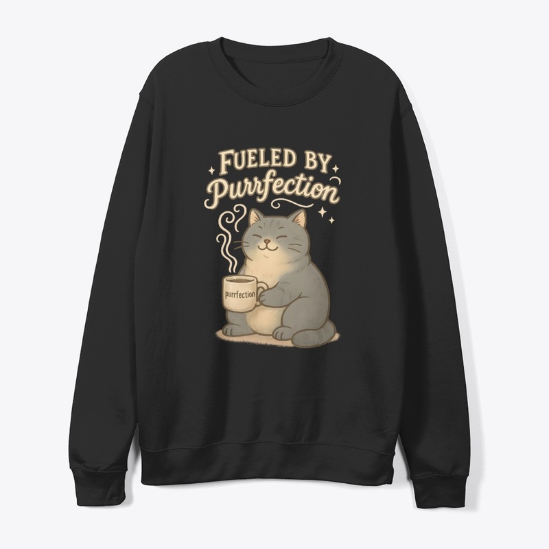 Russian Blue Cat - Fueled by Purrfection