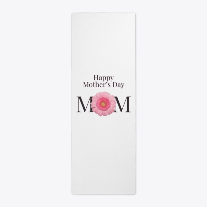 Happy Mother's Day MOM with flower