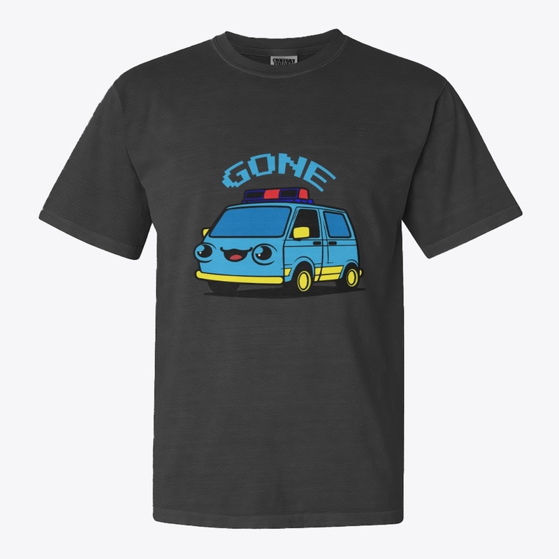 Kawaii Police Van Graphic