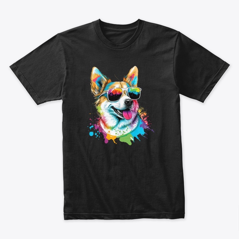 Happy Dog wearing Sunglass 2