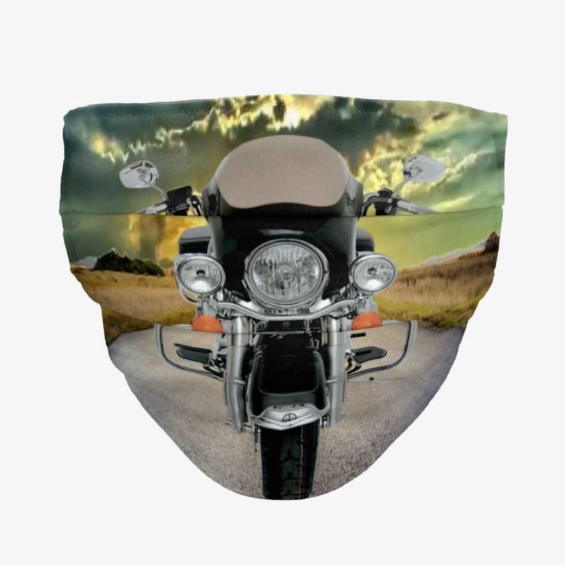 Black Motorcycle Face Potection
