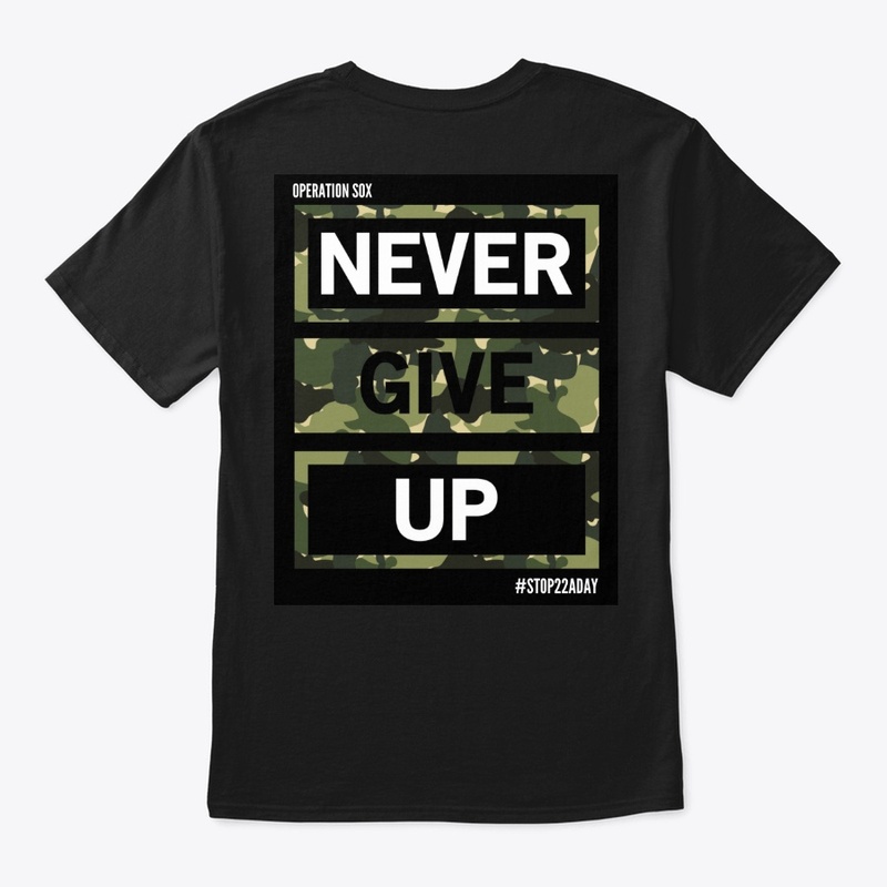 Never Give Up,Veteran Apparel
