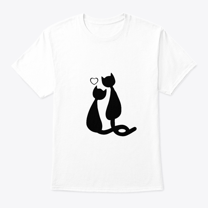 Couple Cat T-shirt Design