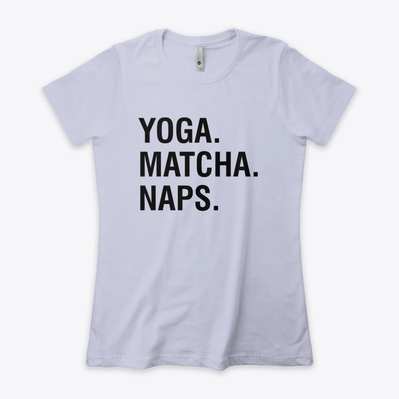 Yoga matcha naps shirt 