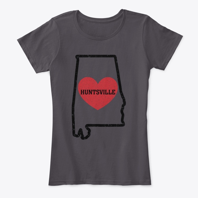 Huntsville Alabama Heart Shirt City