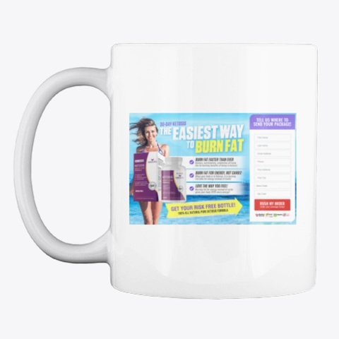 Ketovita Price White T-Shirt Front