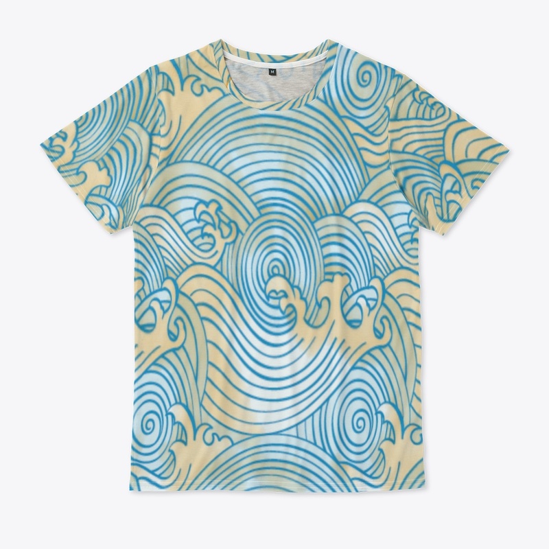Endless Wave Flow – Japanese‑Inspired 