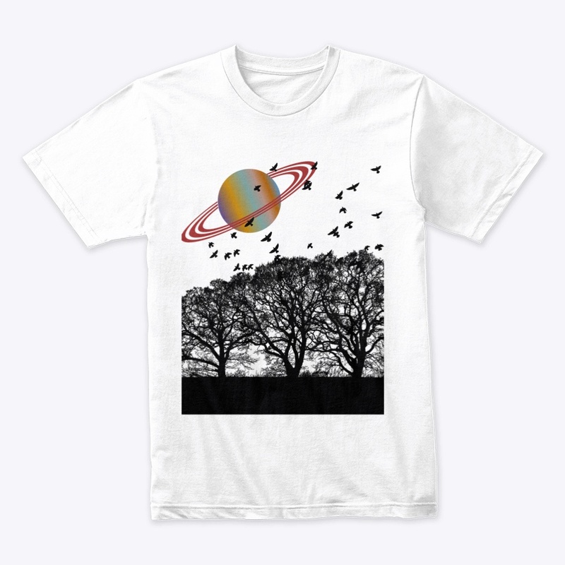 Saturn in the Night Sky