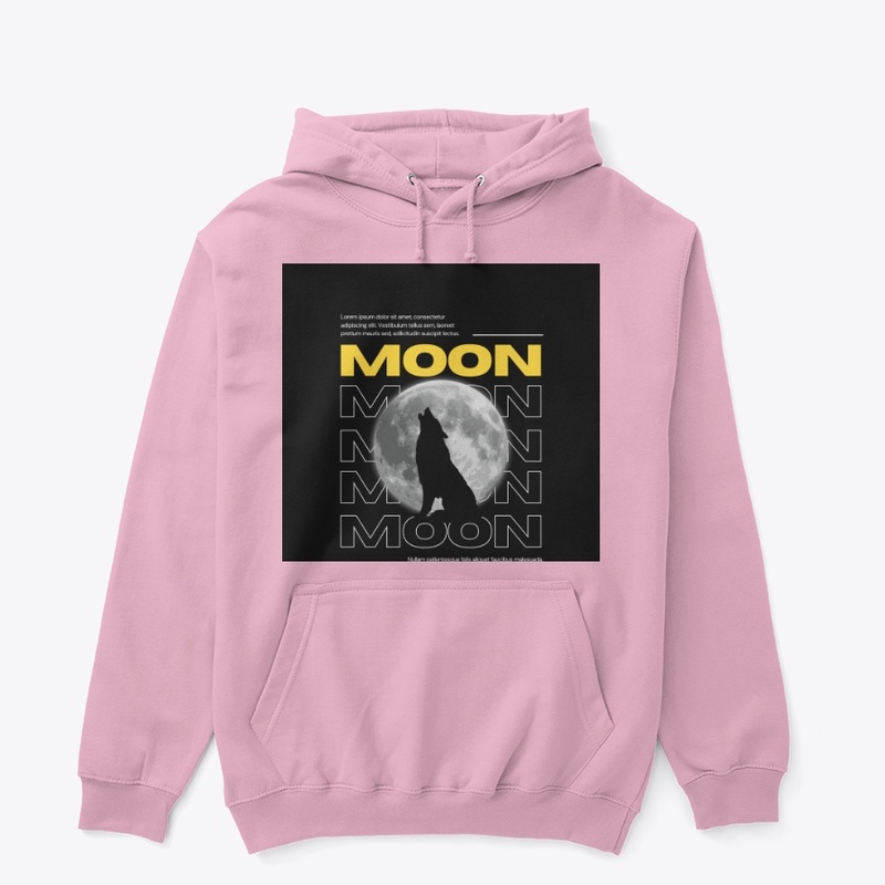 On the moon ne designs hoodie 