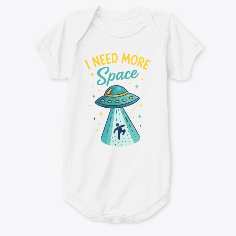 "I Need More Space" UFO Graphic Tee