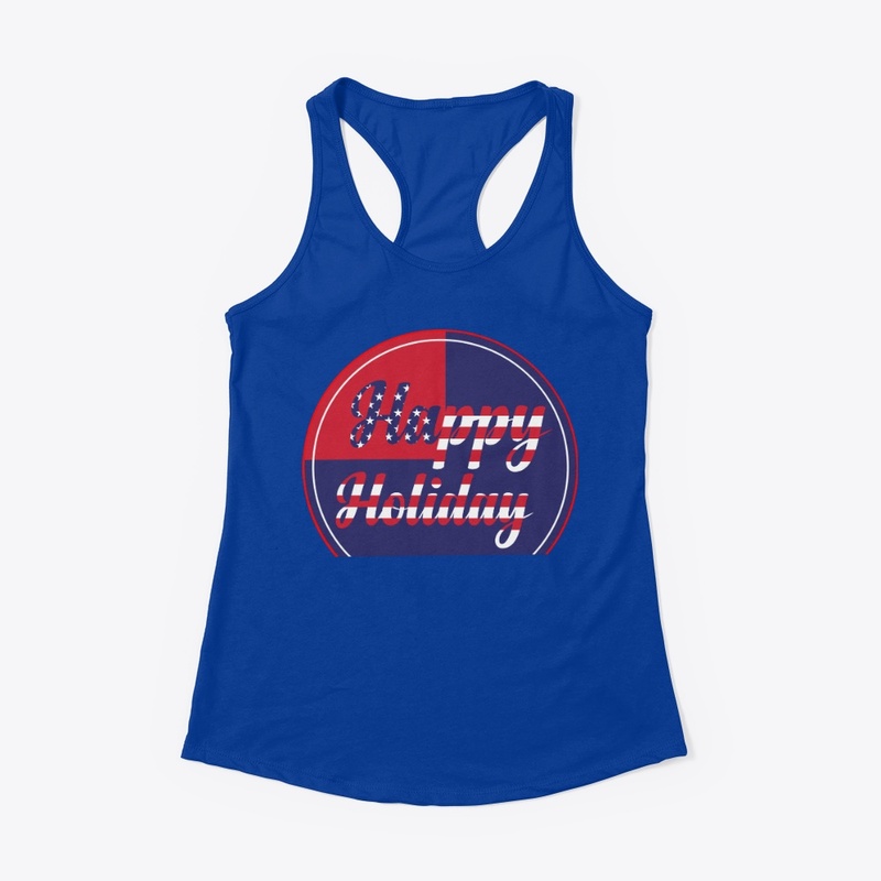 Happy Holiday USA T-shirt Design